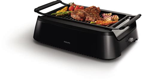 Quick, indoor grilling with almost no smoke and minimal splattering. . Philips smokeless indoor grill